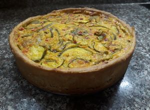 Una foto de Relleno de zapallitos para tarta