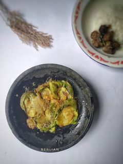 Foto resep Terong geprek sambel bawang