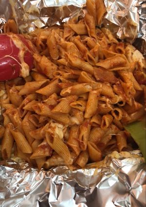 صورة لوصفة مكرونة الاجبان بالقصدير