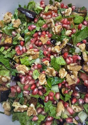 صورة لوصفة سلطة الباذنجان