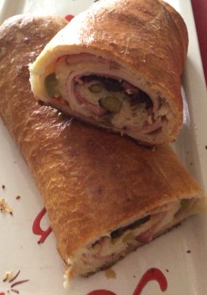 Una foto de Pan de jamón