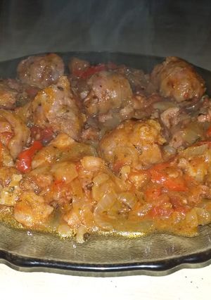 Una foto de Chorizo a la pomarola