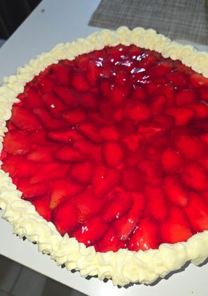 Una foto de Tarta de frutilla