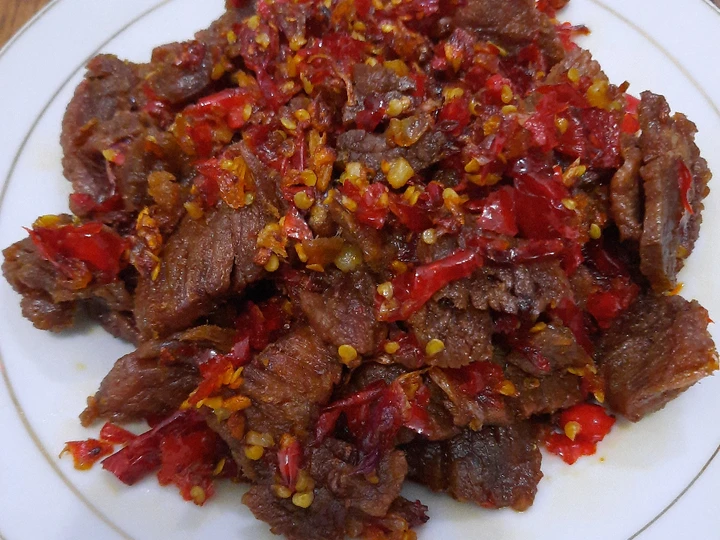 Cara Mudah Membuat Resep Dendeng Badaruak (Balado Kering) yang Bikin Ngiler Anti Ribet, Mantap Sekali