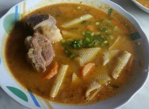 Una foto de Sopa de frejoles