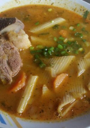 Una foto de Sopa de frejoles