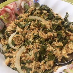 A picture of Moringa Salad (dambun zogale).
