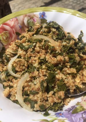 A picture of Moringa Salad (dambun zogale).