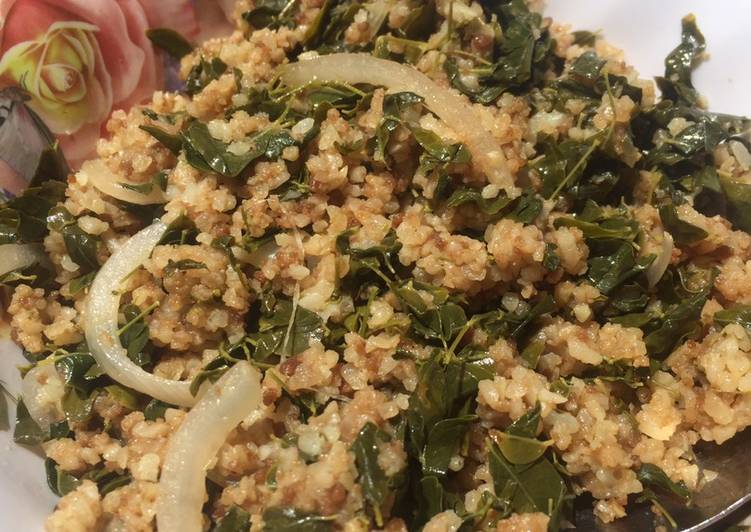 Steps to Make Award-winning Moringa Salad (dambun zogale) Cooking Basics for Newbies