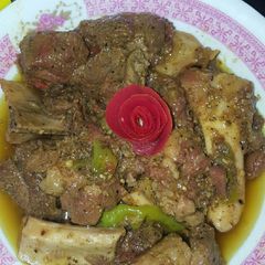 Dumba namkeen gosht A picture of Dumba namkeen gosht.