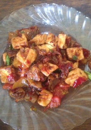 Foto resep Sambal balado tahu kentang