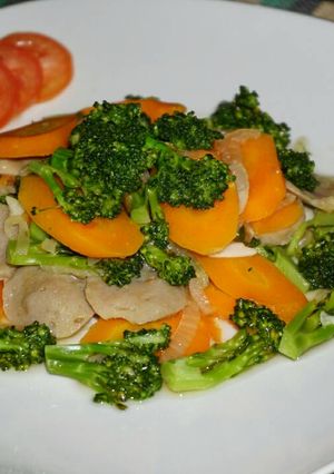 Foto resep Capcay Bakso Brokoli Wortel
