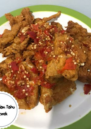 Foto resep Jamur dan Tahu Geprek