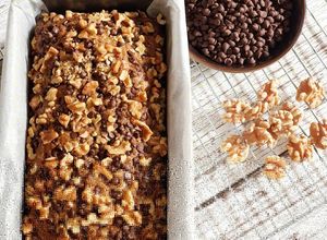 Foto resep Banana Bread Dark Chocochips with Walnut