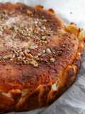 Tarta de "mel y mató" con nueces estilo "La Viña"