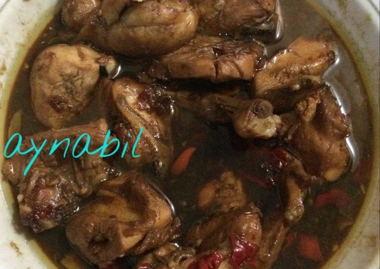 Ayam kuah kecap pedas ala aynabil🙅🏻