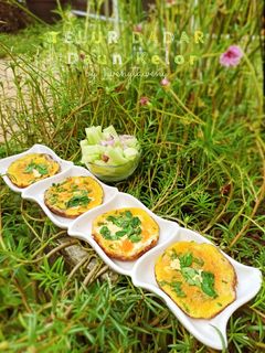 Foto resep Telur Dadar Daun Kelor