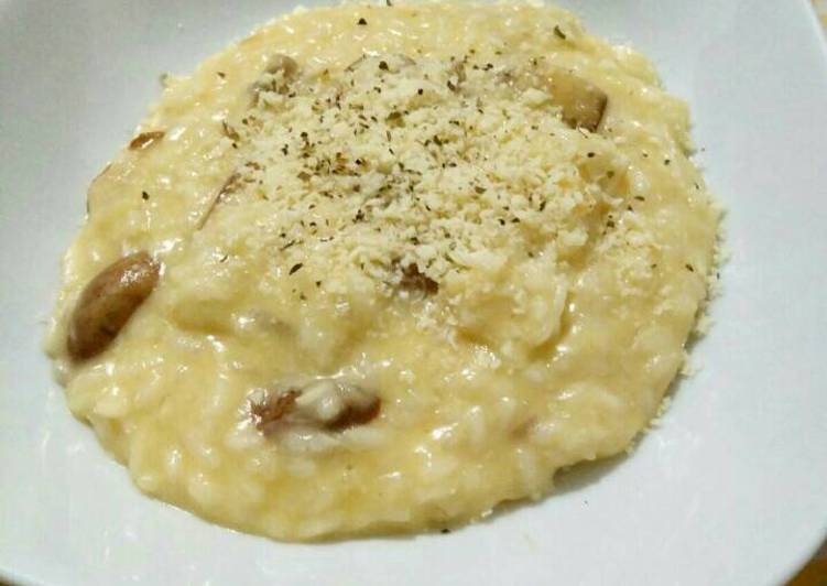 Risotto de setas o champiñones