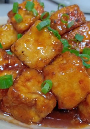 A picture of Sweet and Sour Tofu.