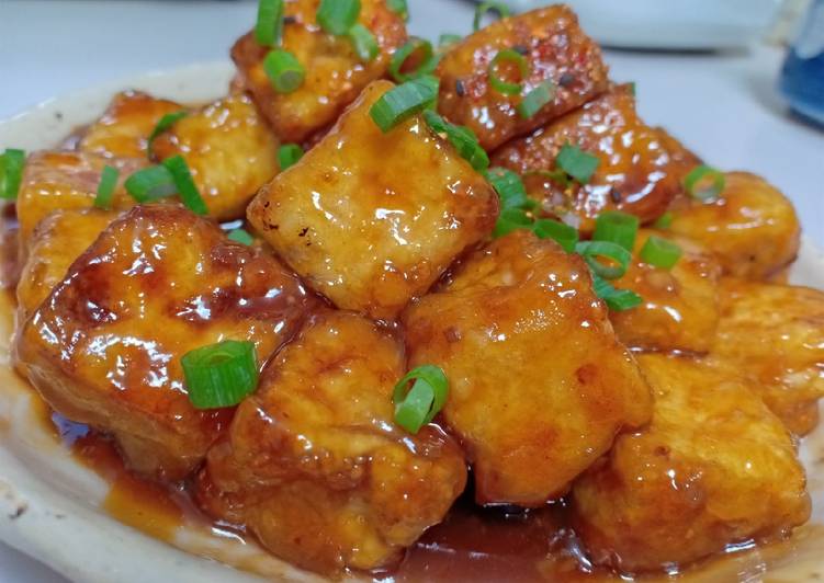 Simple Way to Prepare Speedy Sweet and Sour Tofu