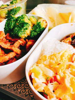 滷肉條便當:防疫上班便當 的食譜成品照片