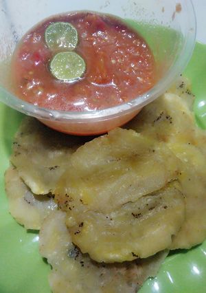 Foto resep Pisang Peppek (pisangGeprek sambal terasi)