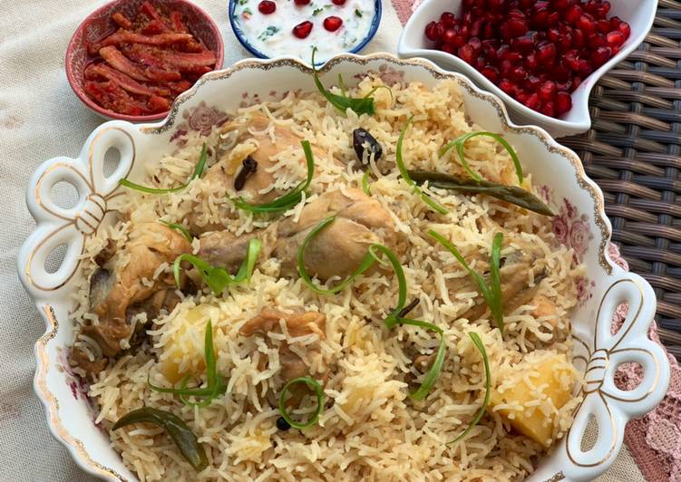 Easiest Way to Prepare Ultimate White chicken pulao💞