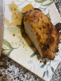 Una foto de Fiambre de pechuga de pollo en la Airfryer