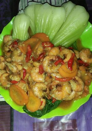 Foto resep Pokcoy udang saus tiram