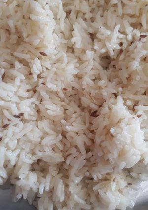 A picture of Jeera rice.