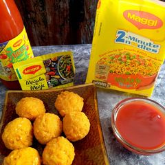 A picture of Crispy Maggi Cheese Balls.
