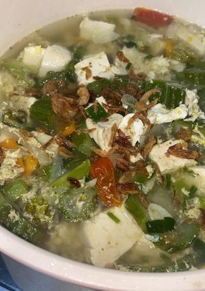 Foto resep Sup Telur Tahu Sutra jadi Suka Sayuran ✨️
