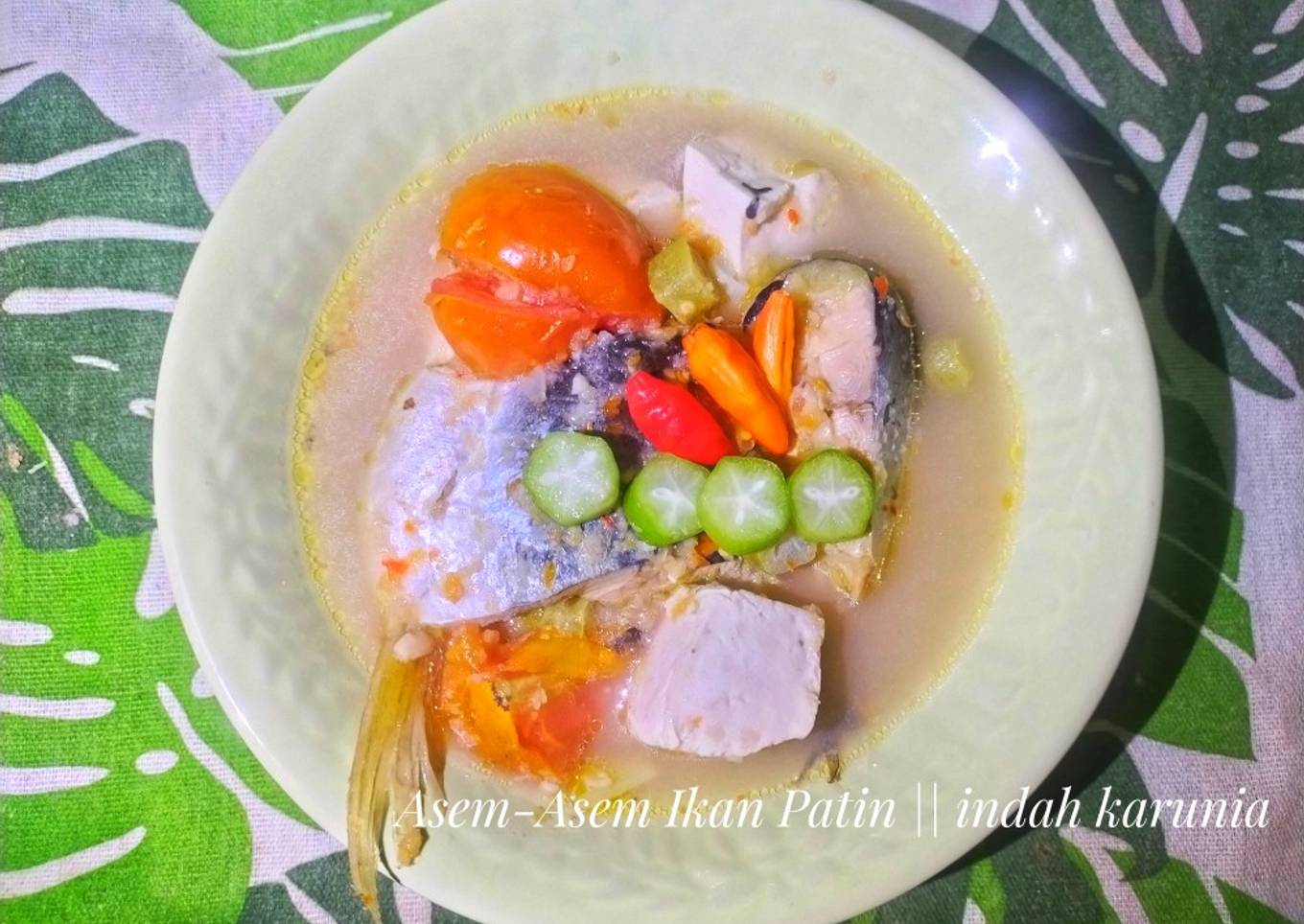 Asem-Asem Ikan Patin