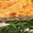 Quiche de jamón dulce y bacon