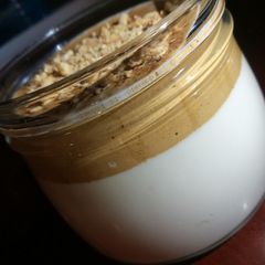 A picture of Dalgona coffee.