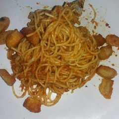 รูปของ Mie setan (spagetti)