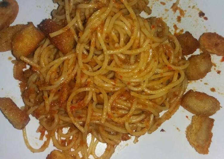 Bagaimana Menyiapkan Mie setan (spagetti), Menggugah Selera