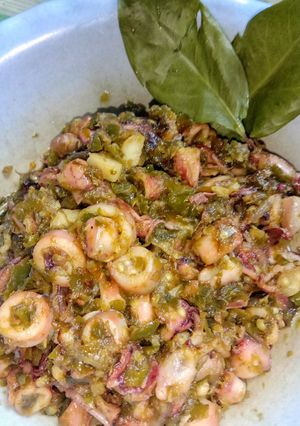 Foto resep Cumi asin cabe ijo