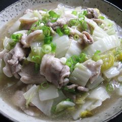 A picture of Simmered Wombok & Pork.