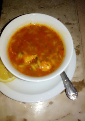 صورة لوصفة شوربة لسان العصفور (شوربة ليبيه)