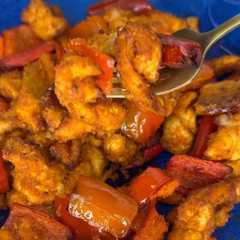 Foto di Straccetti di pollo con Peperoni gratinati