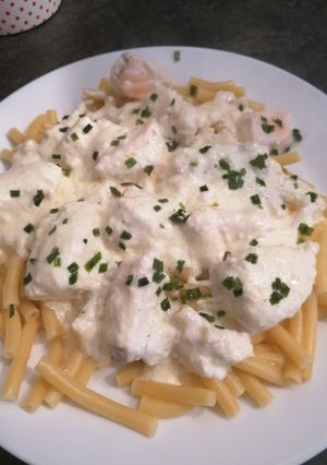 Une photo de Pâte au saumon frais