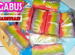 Foto resep Resep Cara Membuat Es Gabus Pelangi Praktis