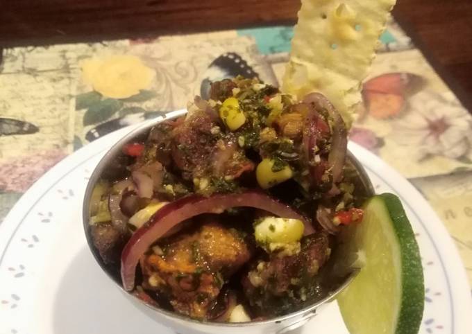 Ceviche de Chicharrón Receta de Juank- Cookpad