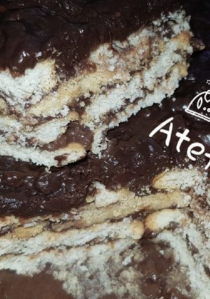 عکسی از دستور کیک یخچالی 🍰😋