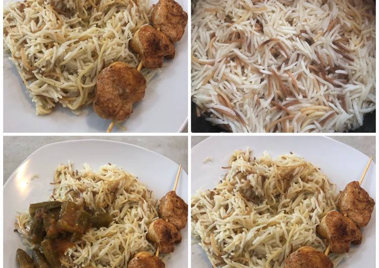 رز بالشعيرية بسيط
