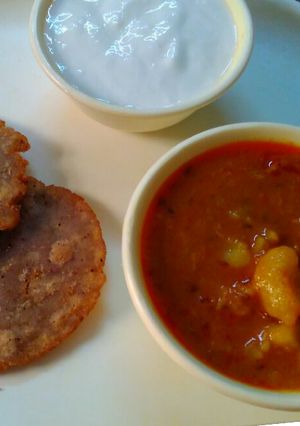A picture of Singhare ki Poori. Post 4.