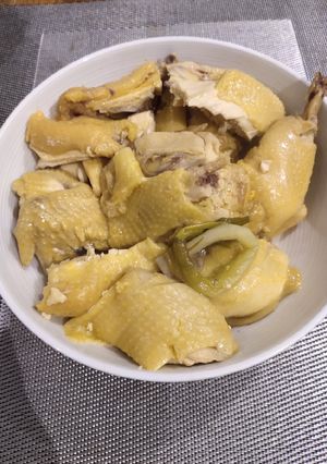 A picture of Chicken with Sesame Oil Steamed.