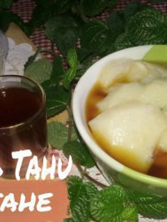 Foto resep 116. Kembang Tahu Kuah Jahe