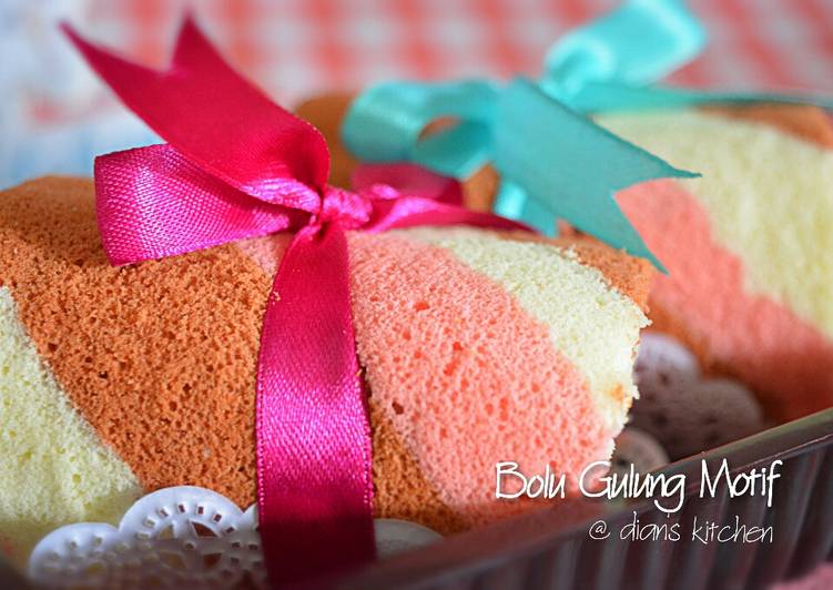 Bolu Gulung Kukus Motif